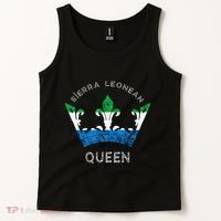 Sierra Leone Sierra Leonean Queen Crown Leonean Pride Tank Top thumb 2