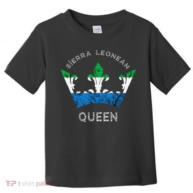 Sierra Leone Sierra Leonean Queen Crown Leonean Pride Toddler T-Shirt