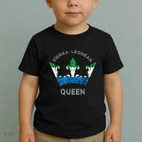 Sierra Leone Sierra Leonean Queen Crown Leonean Pride Toddler T-Shirt thumb 2