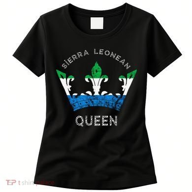 Sierra Leone Sierra Leonean Queen Crown Leonean Pride Women's T-Shirt