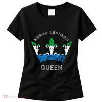 Sierra Leone Sierra Leonean Queen Crown Leonean Pride Women's T-Shirt thumb 0