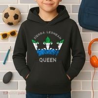 Sierra Leone Sierra Leonean Queen Crown Leonean Pride Kids Hoodie thumb 2