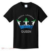 Sierra Leone Sierra Leonean Queen Crown Leonean Pride Kids T-Shirt thumb 0