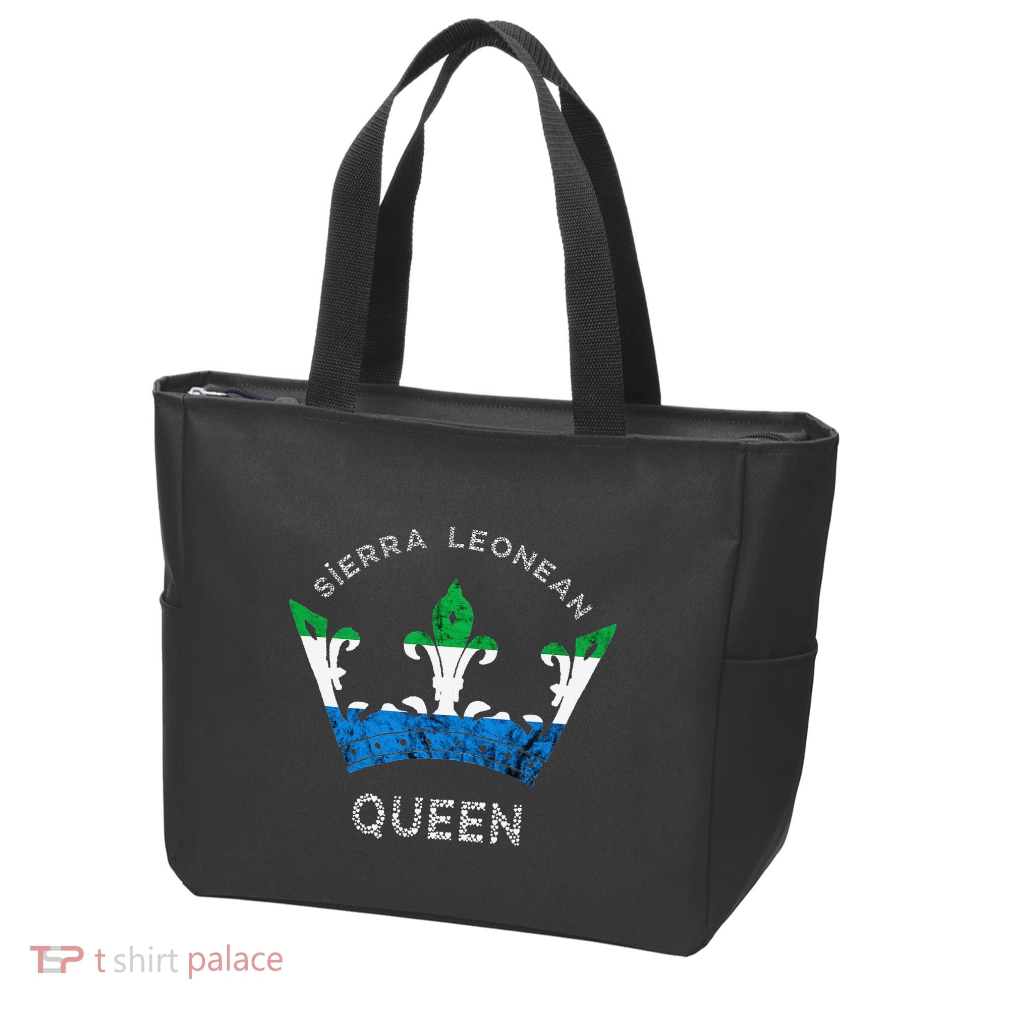 Sierra Leone Sierra Leonean Queen Crown Leonean Pride Tote Bag