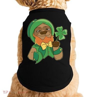 Sloth Leprechaun Doggie Tank