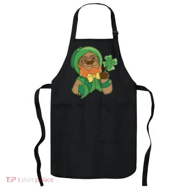 Sloth Leprechaun Apron