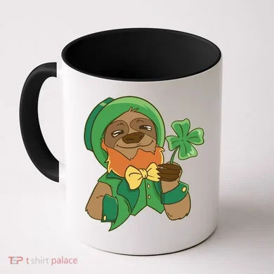 Sloth Leprechaun Coffee Mug