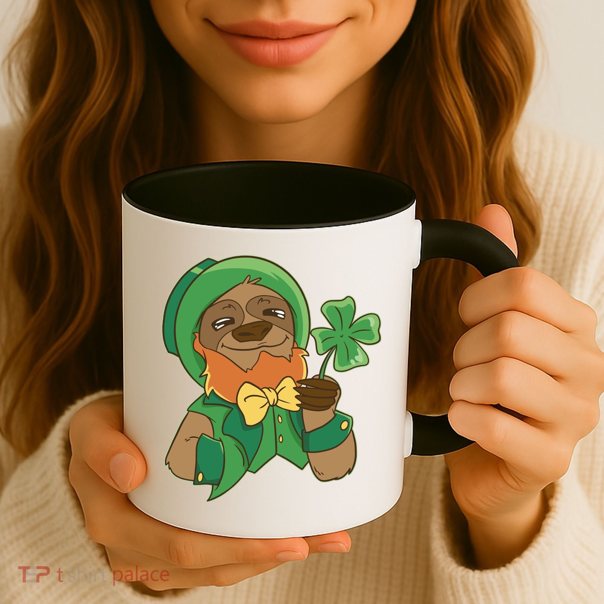 Sloth Leprechaun Coffee Mug