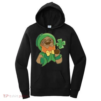 Sloth Leprechaun Women's Hoodie