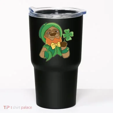 Sloth Leprechaun Tumbler