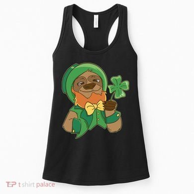 Sloth Leprechaun Women's Tank Top
