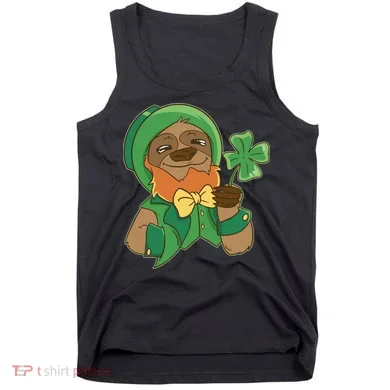 Sloth Leprechaun Tank Top