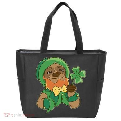 Sloth Leprechaun Tote Bag