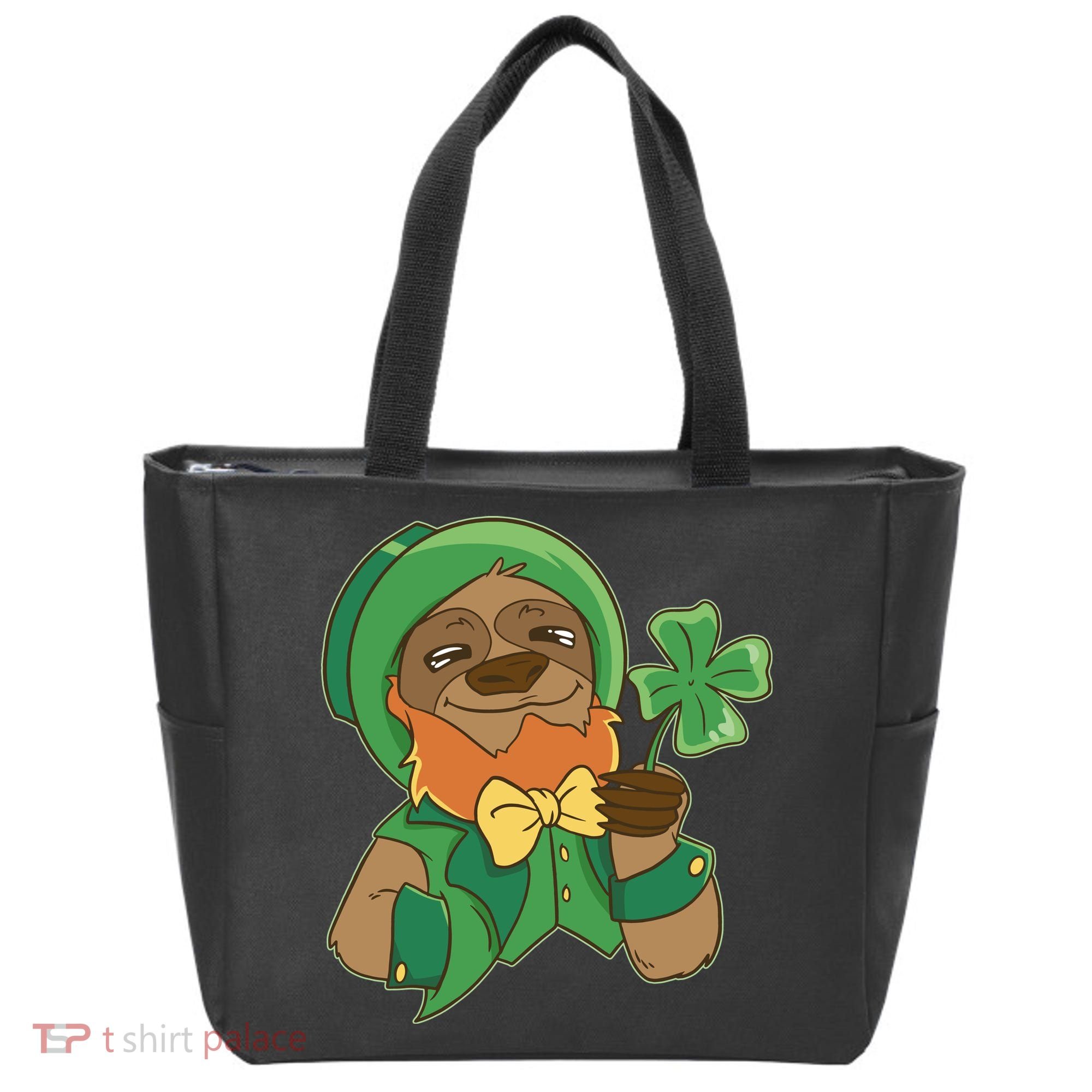 Sloth Leprechaun Tote Bag