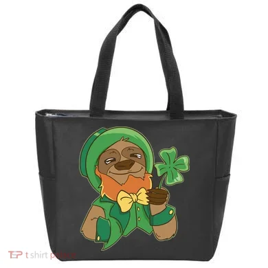 Sloth Leprechaun Tote Bag