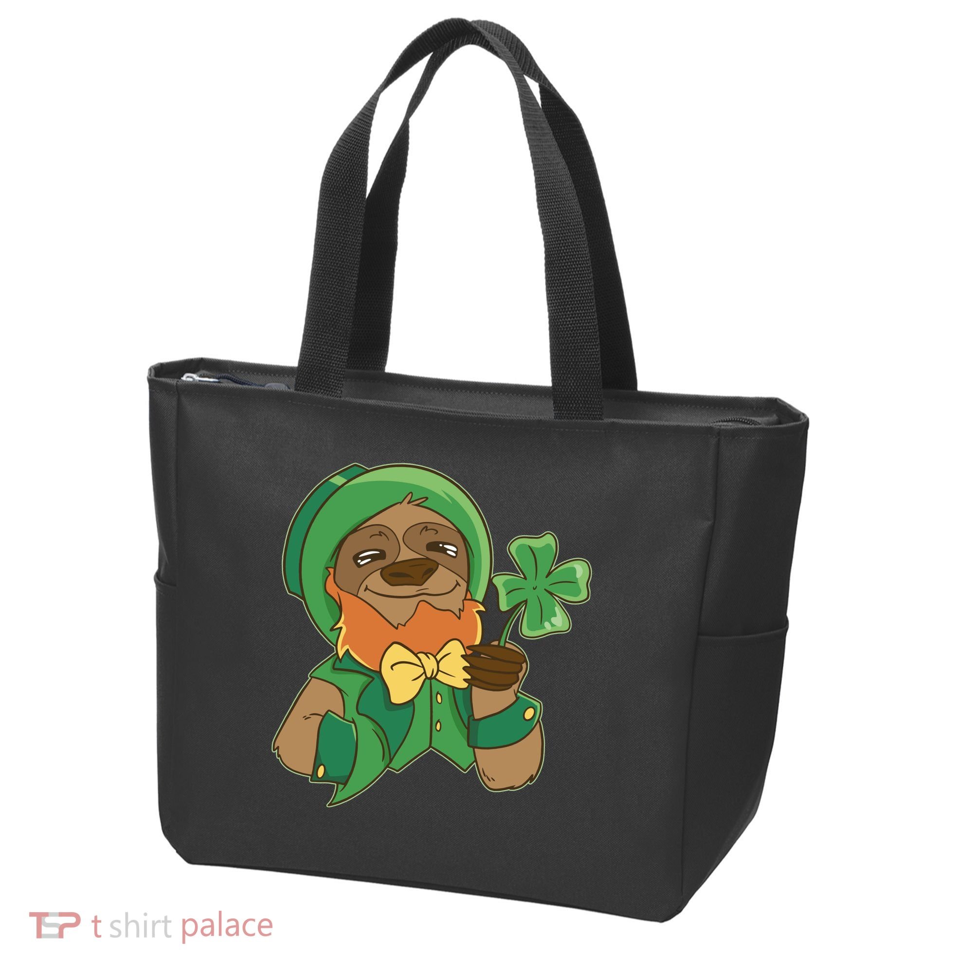 Sloth Leprechaun Tote Bag