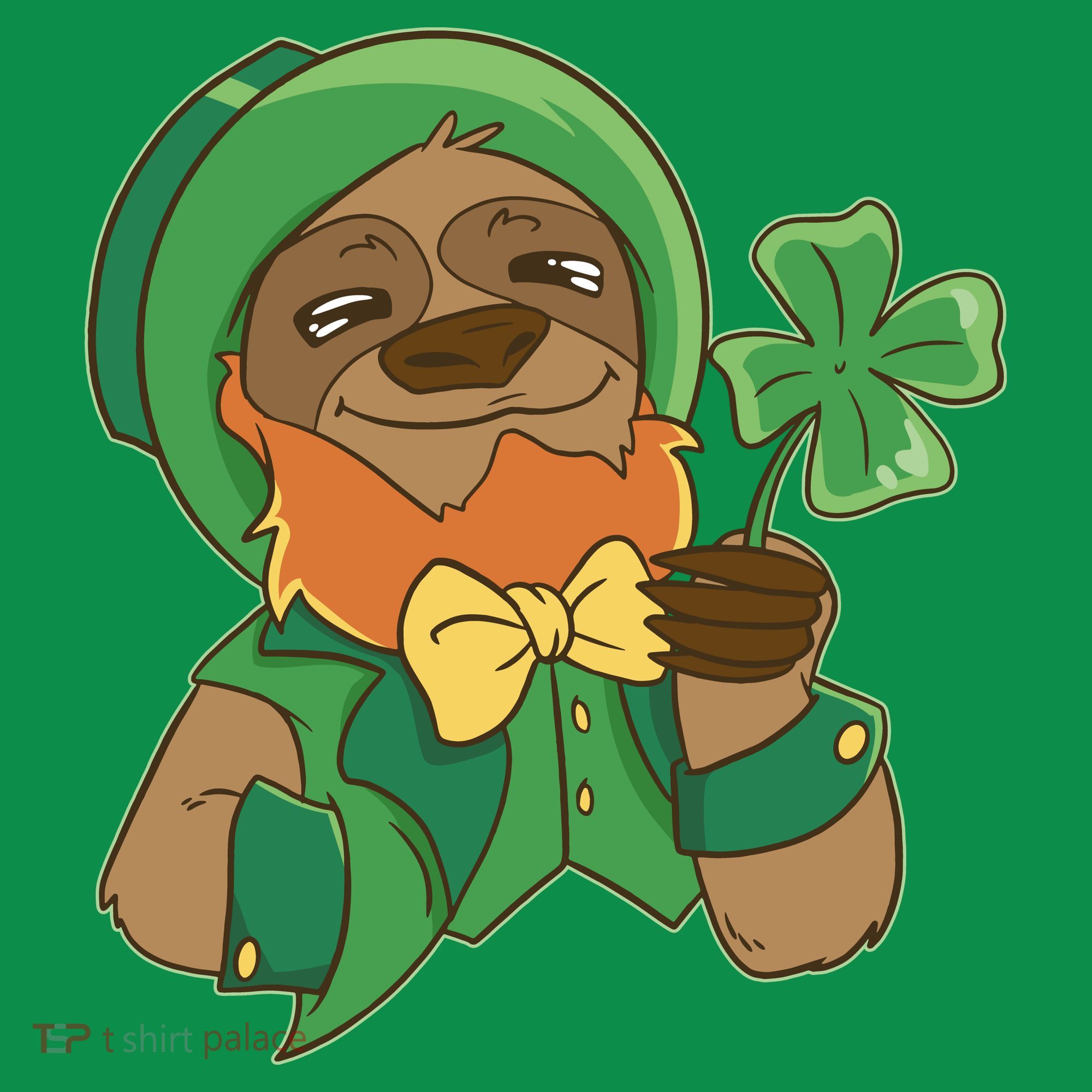 Sloth Leprechaun Baby Bodysuit