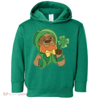 Sloth Leprechaun Toddler Hoodie