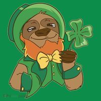 Sloth Leprechaun Toddler Hoodie thumb 2