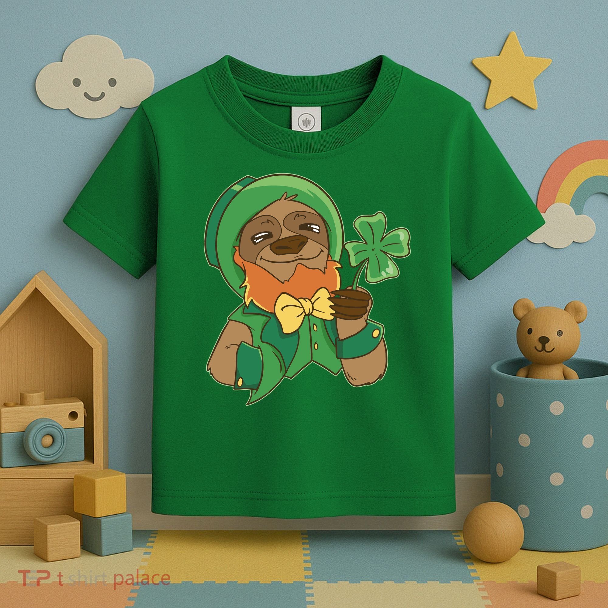 Sloth Leprechaun Toddler T-Shirt
