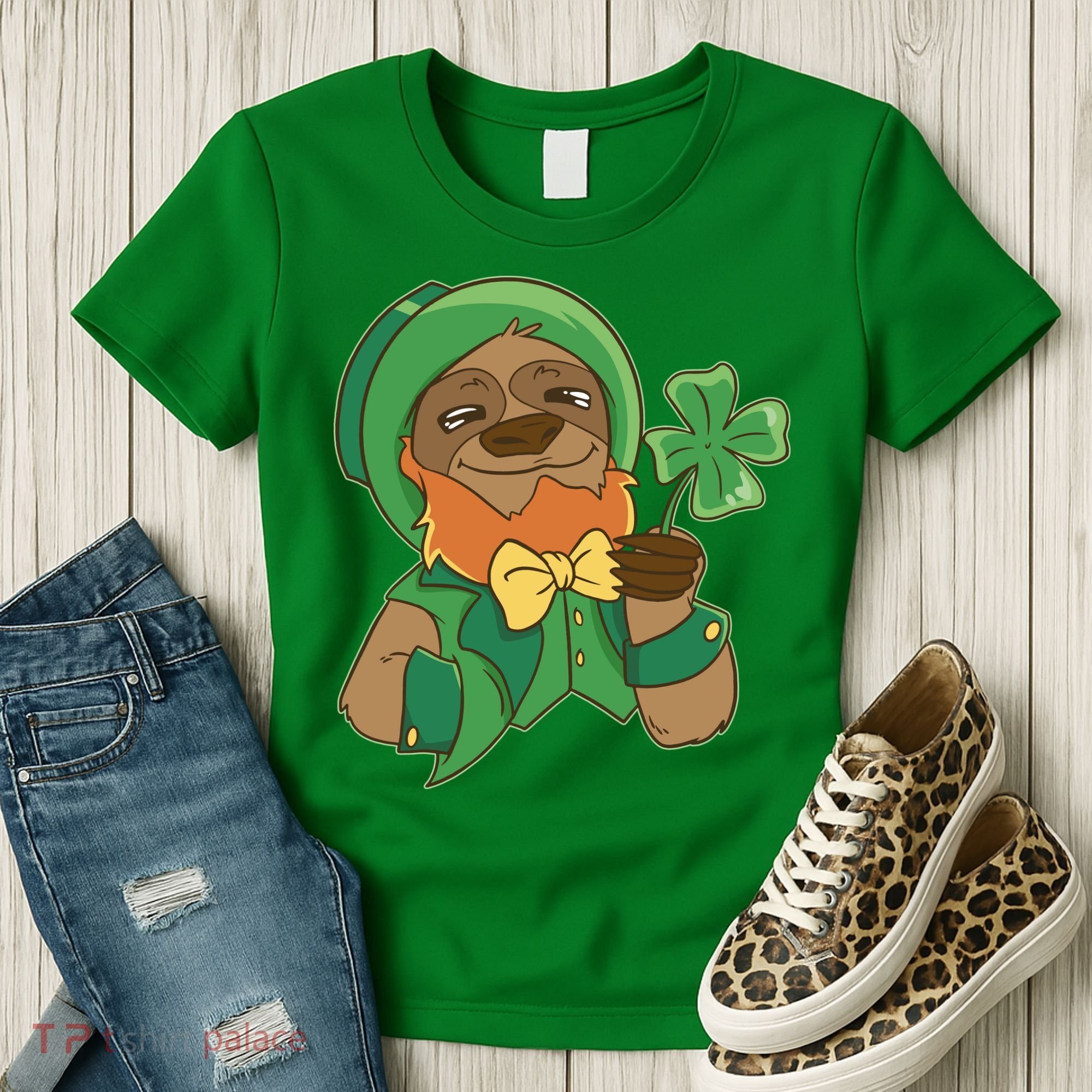 Sloth Leprechaun Women's T-Shirt