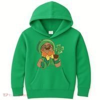 Sloth Leprechaun Kids Hoodie thumb 0