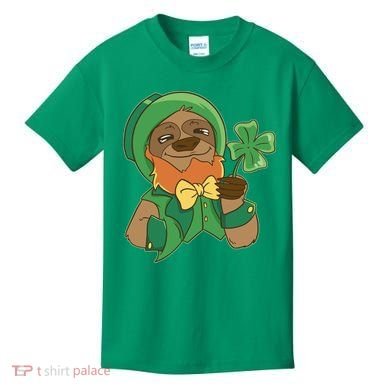 Sloth Leprechaun Kids T-Shirt