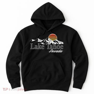 Skiing Lake Tahoe Nevada Mountain Lover Hoodie