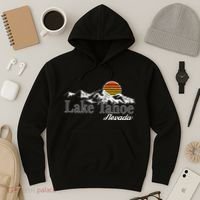 Skiing Lake Tahoe Nevada Mountain Lover Hoodie thumb 3
