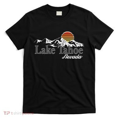 Skiing Lake Tahoe Nevada Mountain Lover T-Shirt