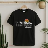 Skiing Lake Tahoe Nevada Mountain Lover T-Shirt thumb 2