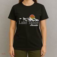 Skiing Lake Tahoe Nevada Mountain Lover T-Shirt thumb 4