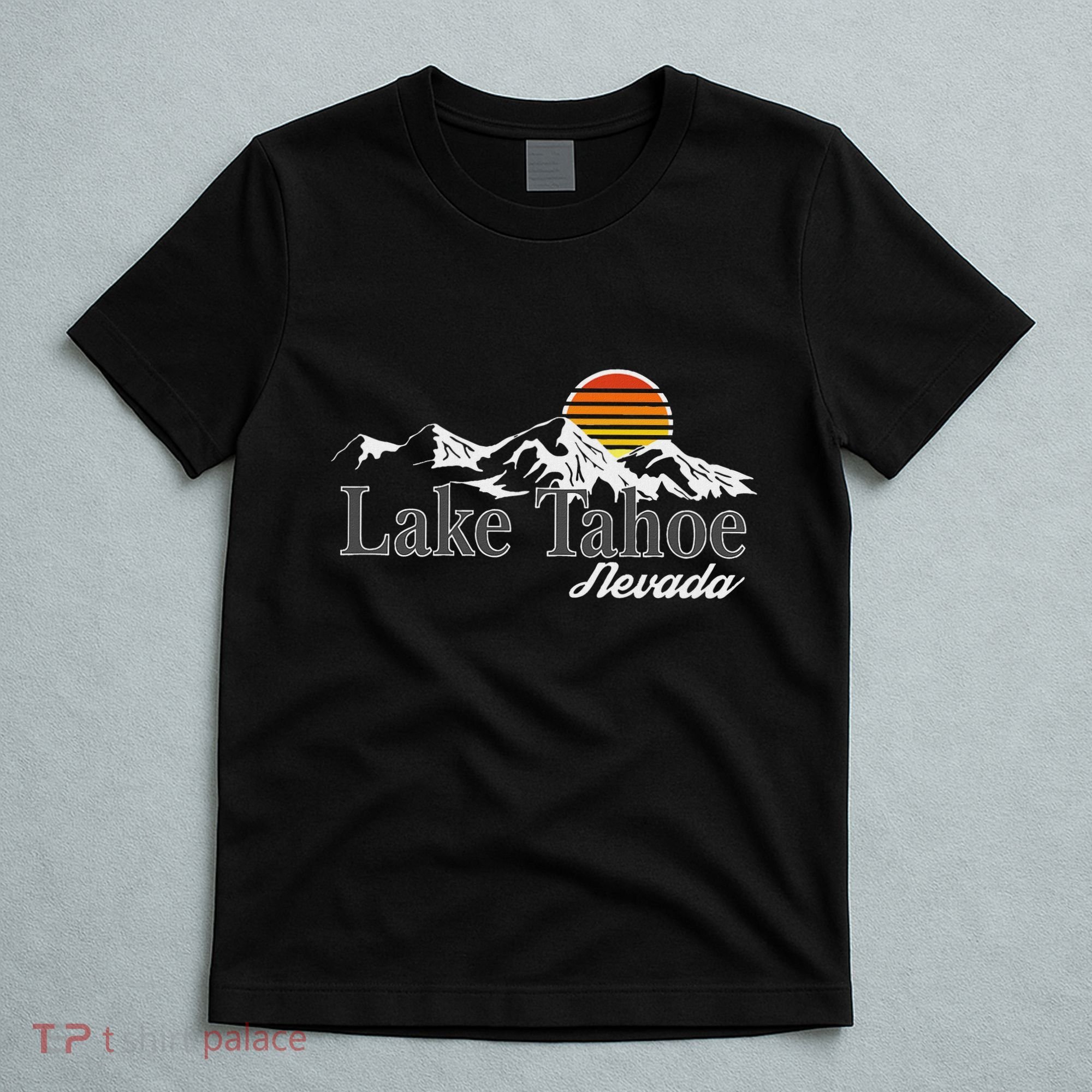 Skiing Lake Tahoe Nevada Mountain Lover T-Shirt