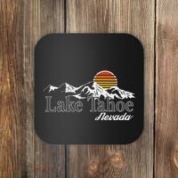 Skiing Lake Tahoe Nevada Mountain Lover Coaster thumb 0