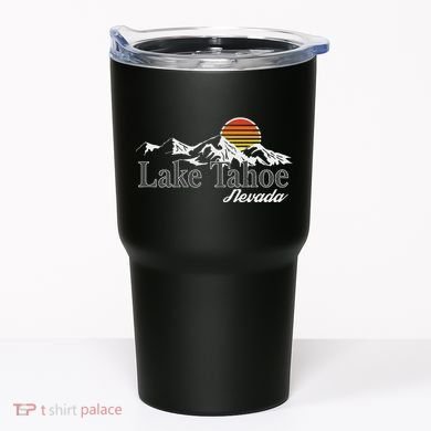 Skiing Lake Tahoe Nevada Mountain Lover Tumbler