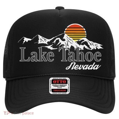 Skiing Lake Tahoe Nevada Mountain Lover Hat