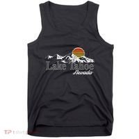 Skiing Lake Tahoe Nevada Mountain Lover Tank Top thumb 0