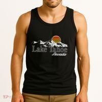 Skiing Lake Tahoe Nevada Mountain Lover Tank Top thumb 3