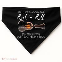 Still Like That Old Time Rock N Roll Music Guitar USA-Made Doggie Bandana thumb 0