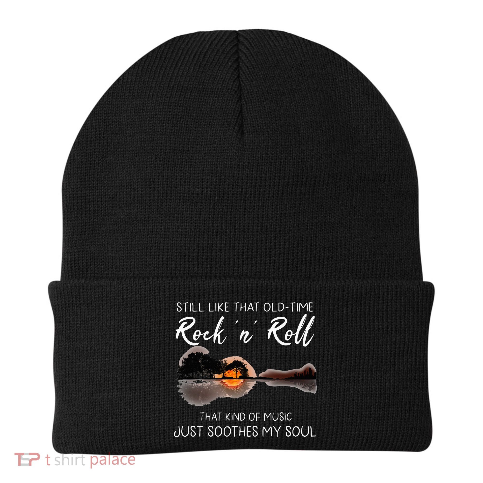 Still Like That Old Time Rock N Roll Music Guitar Beanie