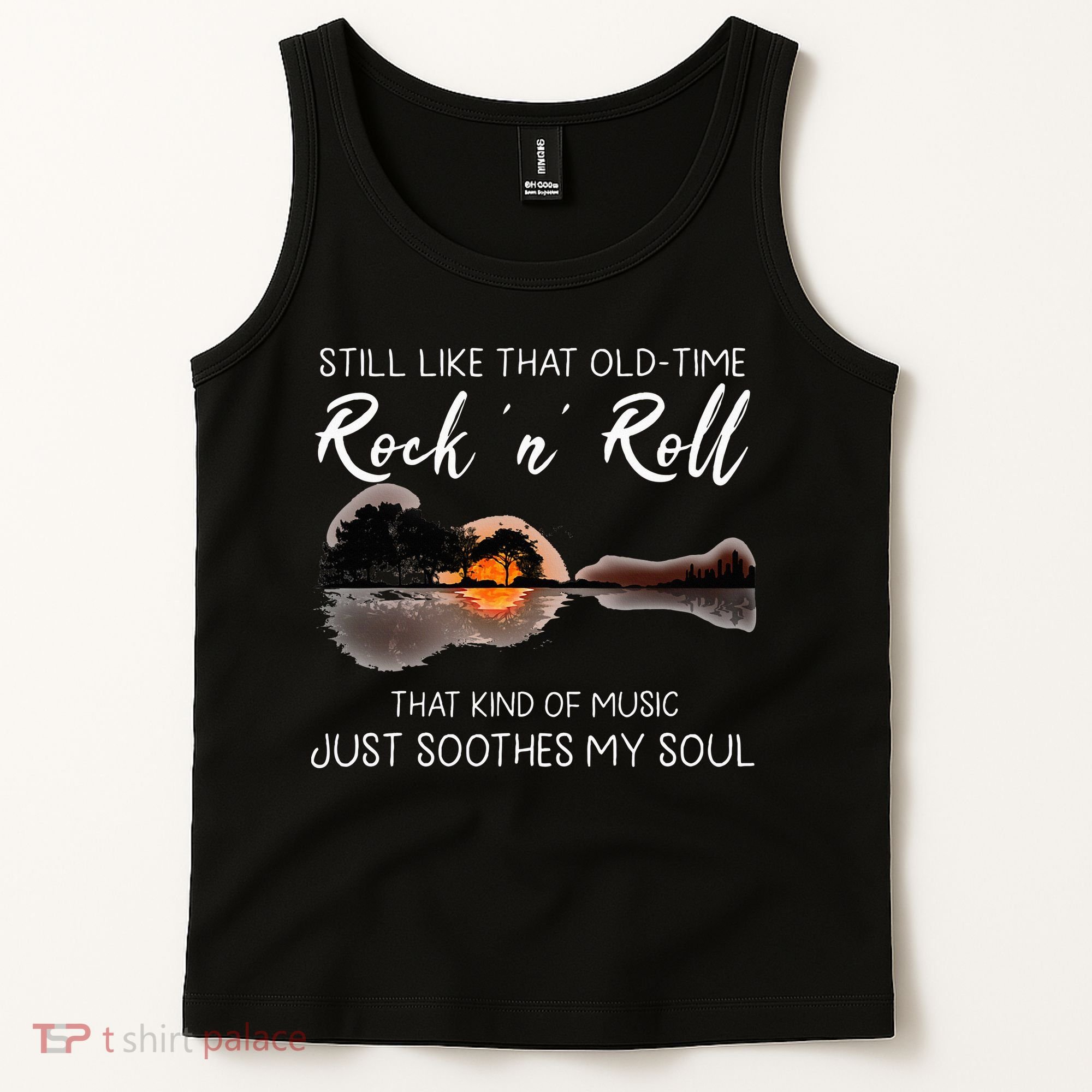 Still Like That Old Time Rock N Roll Music Guitar Tank Top