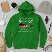 Still Like That Old Time Rock N Roll Music Guitar Hoodie thumb 3
