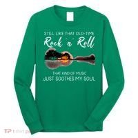 Still Like That Old Time Rock N Roll Music Guitar Long Sleeve Shirt thumb 0