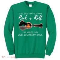 Still Like That Old Time Rock N Roll Music Guitar Sweatshirt thumb 0