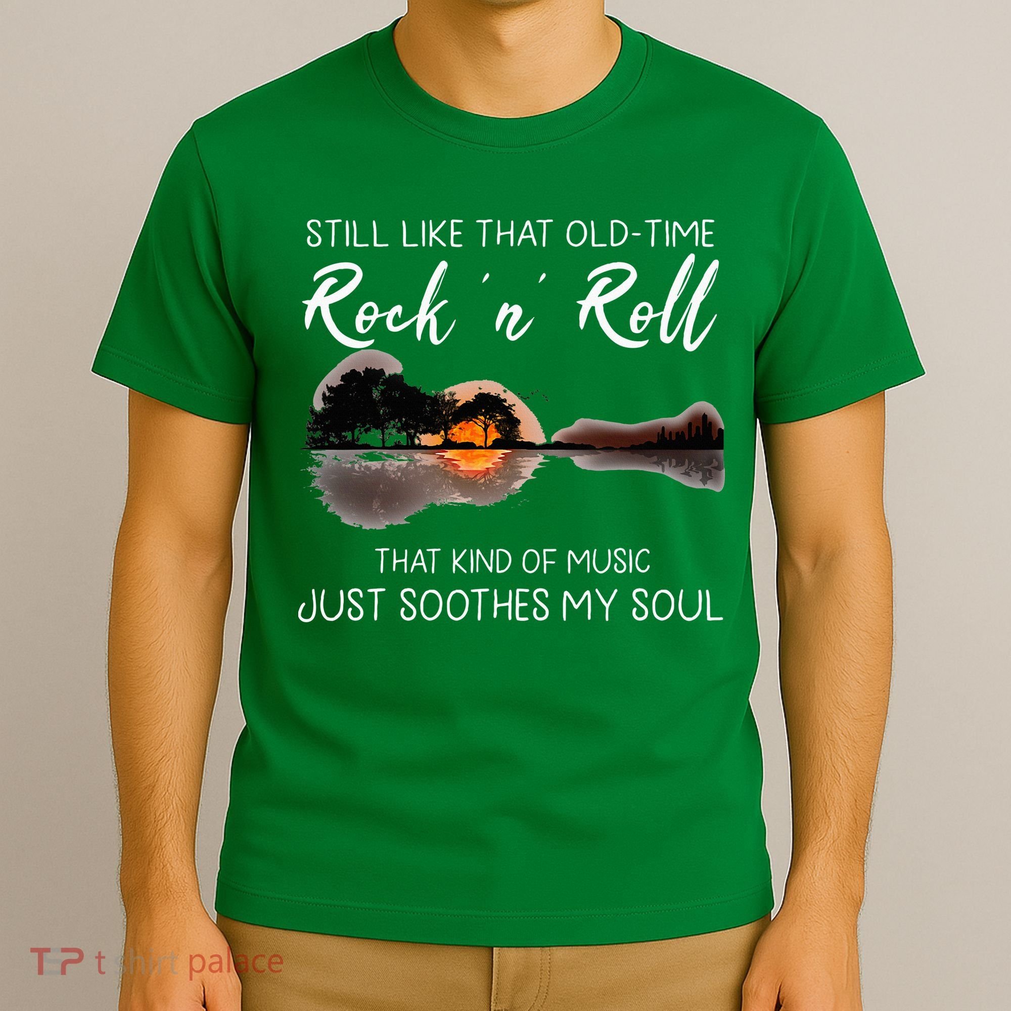 Still Like That Old Time Rock N Roll Music Guitar T-Shirt