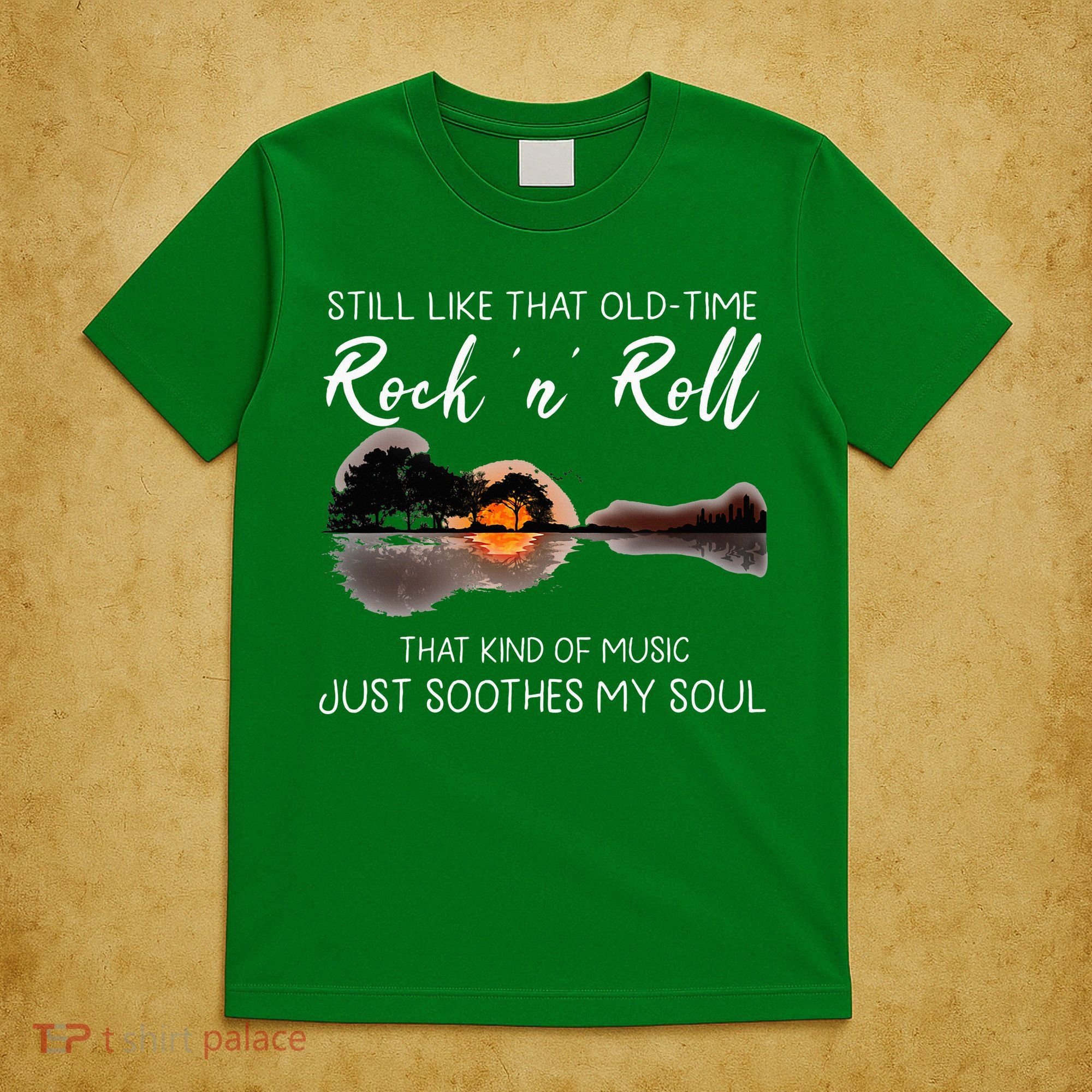 Still Like That Old Time Rock N Roll Music Guitar T-Shirt