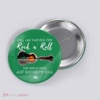 Still Like That Old Time Rock N Roll Music Guitar Button thumb 0