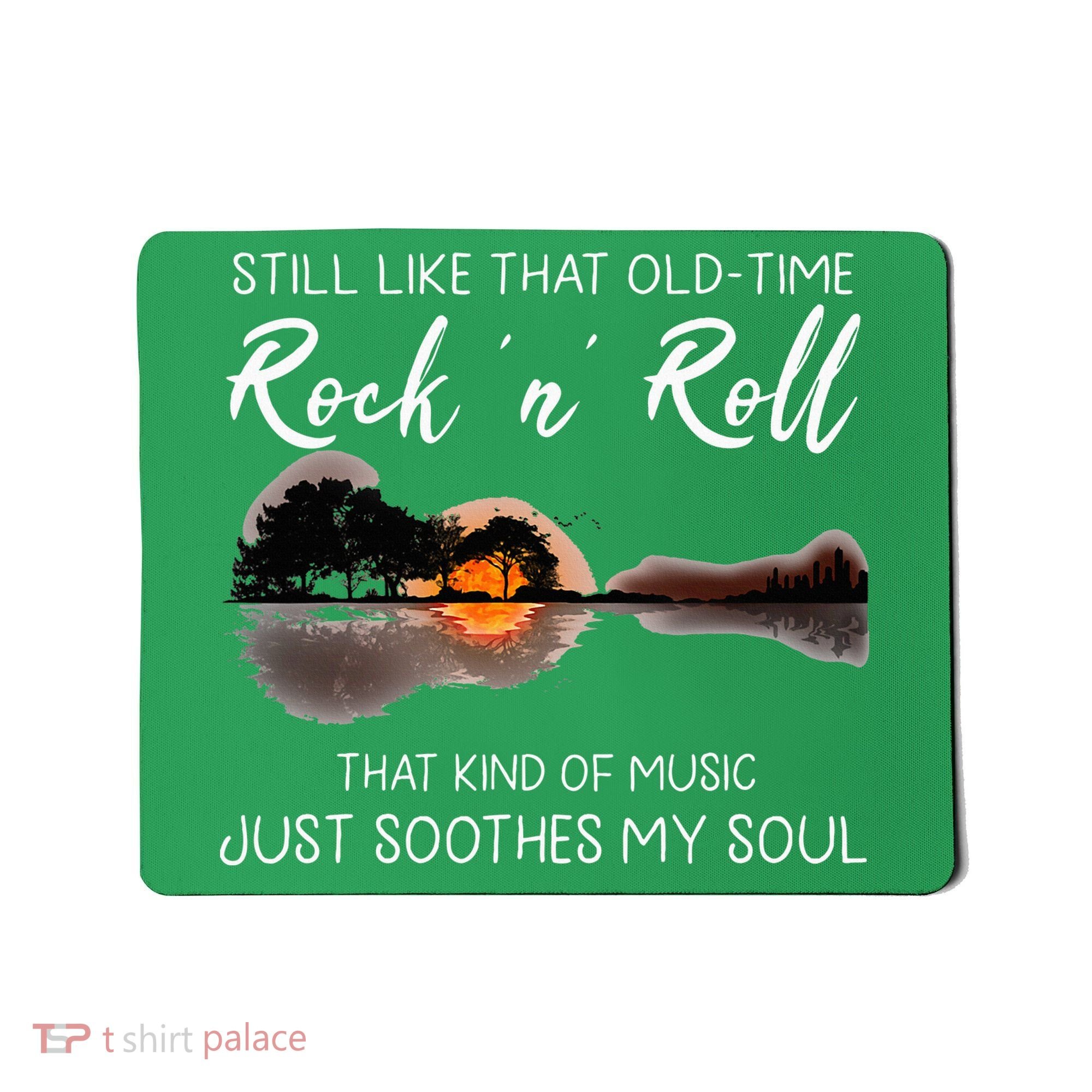 Still Like That Old Time Rock N Roll Music Guitar Mousepad