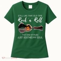 Still Like That Old Time Rock N Roll Music Guitar Women's T-Shirt thumb 0