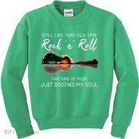 Still Like That Old Time Rock N Roll Music Guitar Kids Sweatshirt thumb 0